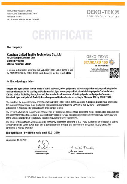OEKO-TEX STANDARD 100 (Historical)